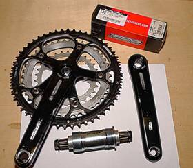 7f01 Fsa 7e01/7f01 Vero Powerdrive 175mm 52/42/30 Black Aluminum/steel Triple Crankset With Bb
