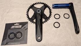 Fsa 840031071057 Gossamer Pro Modular Agx 1x Crankset 42t 170mm With Bb30 Adapter Rings
