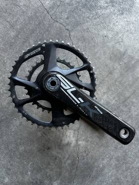 Ckm-os8686 Fsa Ckm-os8686/86 Sl-k Light Carbon Road Bike Crankset 170 Mm Black