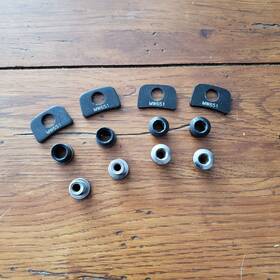 390-2098 Fsa Full Speed Ahead Single Chainring Bolt Kit Black 4 Ml085 Ml163