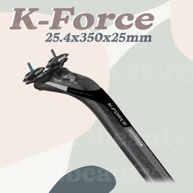 Sb25 Fsa K-force Ud Carbon Seatpost 25.4x350x25mm Setback Matte Black/grey