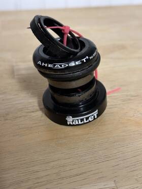 141-2335 Full Speed Ahead Set Mallet 1-1/8 Inch Heavy Duty Threadless Headset Black Mid School