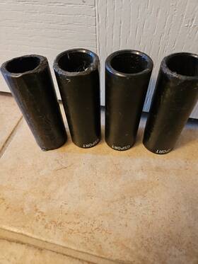 A208bk G Sport Set Of 2 Pleg Bmx Plastic Pegs Vintage 3/8 14mm Odyssey Fit Fly Primo