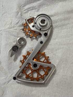 Garbaruk 907441563321 Rear Derailleur Cage Pulleys Kit For Sram Force Axs 12-speed Slv/org