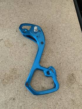 Y5zn00080 Garbaruk Rear Derailleur Cage Shimano Grx Mechanical Only 11-speed Blue