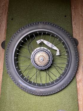 Z4pro Gotrax E-bike Genuine Rear Wheel And Tire - As Is