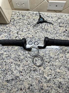 Srt600 Gripshift - Sram 600 3x8 Speed Twist Shifter Set Vintage 1990s