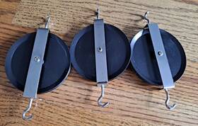 4219-00 Gsc International Single Plastic/aluminum Pulley Lot Of 3
