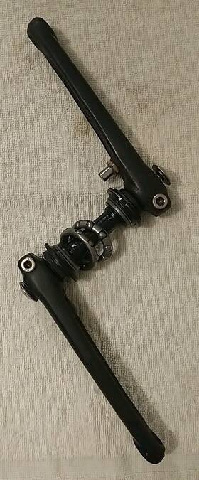 Bfc-07 Gt Vintage Bmx Channel Forged Tech 3 Piece Crankset For Usa Bb Torq 170mm