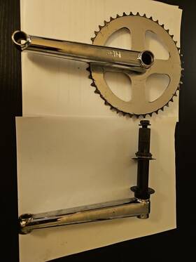Gp2217u60os Gt Power Series Spindle Chromoly Bmx Bicycle Crankset 180mm