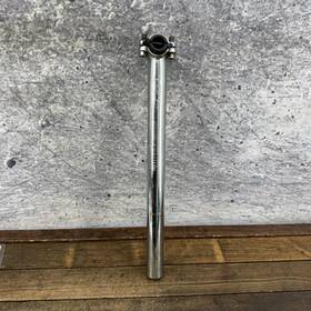 Sp-45 Gt Vintage Racing Seatpost 26.0mm Silver Biscuit Bmx Bike Old School