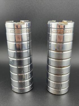 94306 Haro Mega Spider Pegs Chrome Bmx 4 1/4 Inch Nos