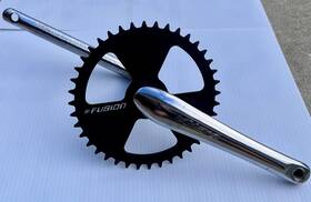 Dk180c Haro Fusion Bmx 3-piece Crankset 180mm With Sprocket Vintage