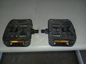 Ho-106 Haro Bmx Pedals With 1/2 Inch Axle For 1-piece Crank - Used