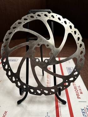 F0829 Hayes Disc Brake Rotor - 203mm 6-bolt Silver Mtb