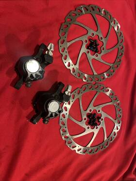 Hmx-1 Hayes Mechanical Disc Brake Set /hayes 160mm Rotor 6bolt