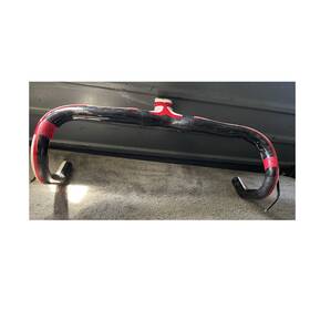 D-0010ms Hed Carbon Aerobar Handlebar With Integrated Stem Black/white/red Swordfish