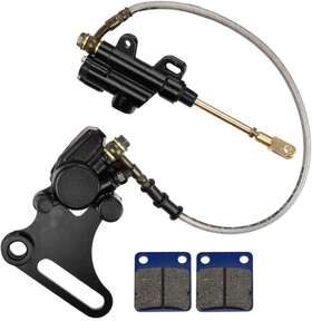 Hiaors 696541927021 Rear Brake Assembly Master Hydraulic Cylinder Caliper With Replaced Disc