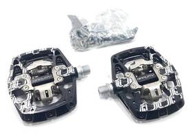 Hope 056454903898 Gc Union Pedals Clipless 9/16 55mm Q Factor Aluminum Steel Cromo Black