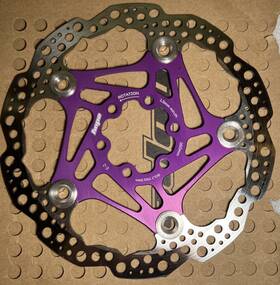 Hope 5056033436939 Tech Floating Rotor In Purple 160mm - Barely Used