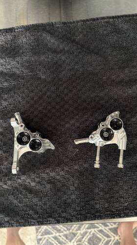 Hbspc74pu Hope Rx4 Flat Mount Disc Brake Caliper Silver 20mm Dot Pair