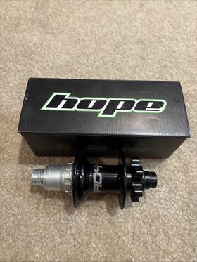 Rhp432n142txd Hope Pro 4 Iso 6 Bolt Disc Brake 32 Hole Black 12x142 Rear Hub Sram Xd J Bend