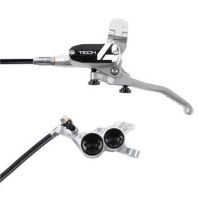 T4v4zsnl Hope New Tech 4 V4 Disc Brake Left/front - 74mm Silver/black