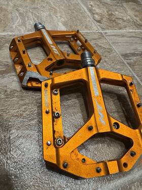 Ans10 Ht Components 711126206981 Pedals Supreme Platform Crmo - Orange