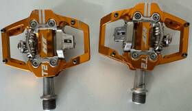C022 Ht Components 711126208930 T2 Enduro Race Style Bicycle Crmo Pedals Gold