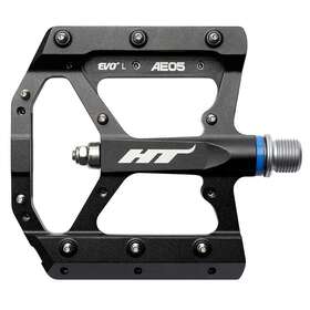 Ae05 Ht Components 715872480329 Evo Platform Pedals Body Aluminum Spindle Cr-mo 9/16ftft Bla