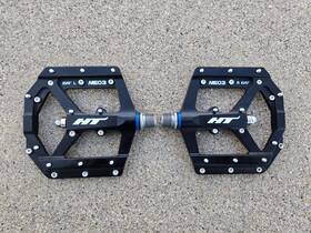 Me03 Ht Components Evo Flat Platform Pedals Cro Mo Spindle 265g