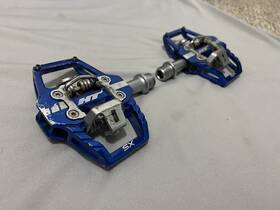102001t2sxxx2j25g1x1 Ht Pedals Sx Clipless Platform Crmo - Royal Blue Great Condition