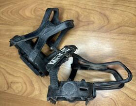 Hti-p03 Hti Vintage Gt All Terra Pedals 9/16 In Mtb Toe Clip Black Mountain Flat Taiwan