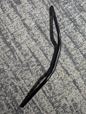 7905027blk Hudski Longhorn Handlebar 31.8 50mm/770mm 27 Deg Black