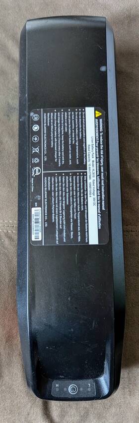 Hl3610 Huizhou Blueway Electronics Co 36v 10.4ah Battery Downtube E-bike Bike Electric Bicycle 350w 500w