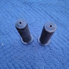 121952 Hunt Wilde Sx Bmx Mag Schwinn Scrambler Grips - Black Foam Old School Mongoose