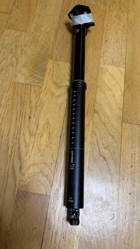 Sp-am-591-zsc Husqvarna Mtb Dropper Seatpost 31.6mm 150mm Travel Flat Bar Used Low Miles