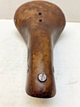 Tb80 Ideale Vintage Tb 80 Type-record Leather Saddle Bicycle Seat Made In France