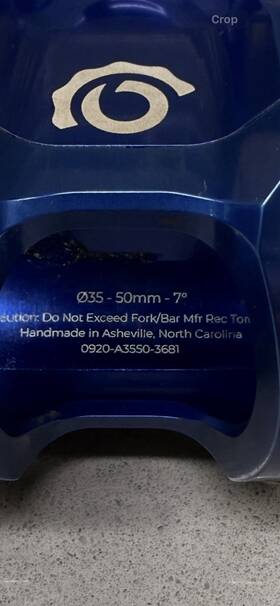 Sa35tt50 Industry Nine I9 A35 Mountain Bike Stem 35mm X 50mm /-7deg Rise Glossy Blue