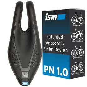 Ism 716112788809 Pn 1.0 Narrow Road Bicycle Seat For Men And Women - Noseless Bike With O