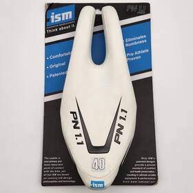 Vl9089wht Ism Pn 1.1 Road Bicycle Saddle Steel Rails White - Open Package Read