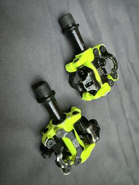 Pd0354 Issi Ii Dual Sided Clipless Spd Mountain Bike Pedals Hi-vis Yellow
