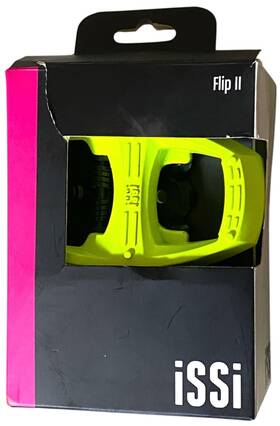 Pd2764 Issi Flip Ii Spd Bike Pedals - Hi-vis Yellow Clips Included Possibly Unused