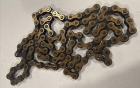 Izumi 652710641938 V Super Toughness 1/8 Inch Chain 96 Links Used Njs Track Pista Keirin Japan