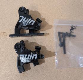 Pd003507 Juin Tech F1 Hydraulic Flat Mount Road/cx Bike Disc Brake Set