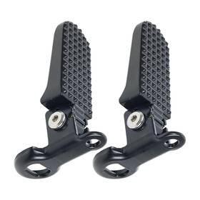 22421835 Kazheon 1 Pair Bike Rear Pedals Mini Folding Pegs Aluminium Large Black