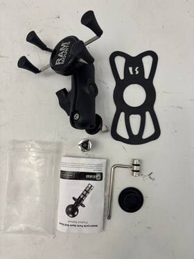 R27-a Kewing Motorcycle Bike Fork Stem Base With Ball For Phone Camera Holder Ram Mount