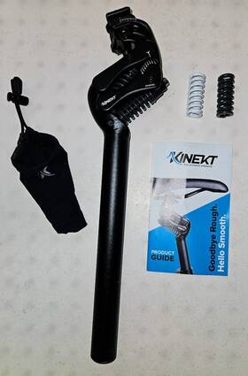 Kinekt 852812008954 Active Suspension Seatpost Lr Lightweight Aluminum 27.2 X 350 Cm With Cover