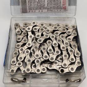 Cn09860 Kmc X9 9-speed Silver Bike Chain Stretch-proof Fits Road Mtb Campy Shimano Sram