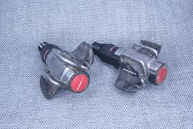 00001325 Look S-track Carbon-ti Titanium Axle Mountain Bike Pedals Mtb / Cyclocross
